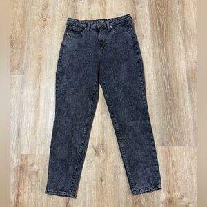 Old Navy O.G. Straight High Rise Black Classic Black Women's Jeans 8